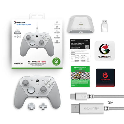 One Controller For All Devices! G7 Pro Flagship Game Controller, Wired Connection For Xbox, Wireless 2.4G/Bluetooth For PC & Mobile, Esports Grade Gaming Gamepad