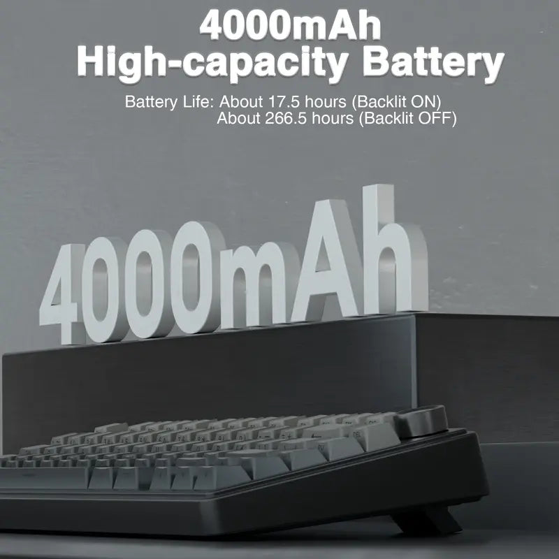 Creamy Smooth Typing! OFFICIAL  F75 Pro Wireless Mechanical Keyboard,75% Hot-Swappable,RGB Backlight,PBT Side-Printed Keycaps with Multimedia Scroll Wheel PC Gaming Accessories